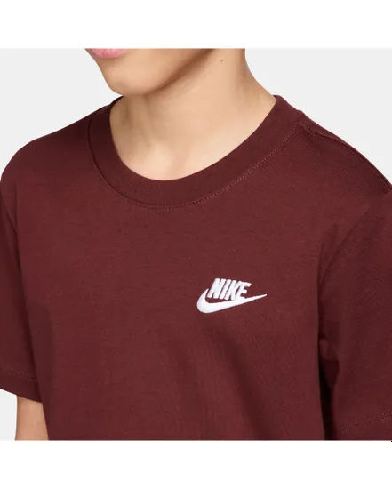 T-shirt Enfant plus agé K NSW TEE EMB FUTURA LBR Bordeaux
