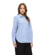 Chemisier Femme VIDOJA LS STRIPED TAPE SHIRT Bleu