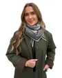 Écharpe Femme VICALLIS JACQUARD KNIT SCARF/EF Gris Foncé