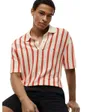 Polos Homme Open Knit Relaxed Fit Polo