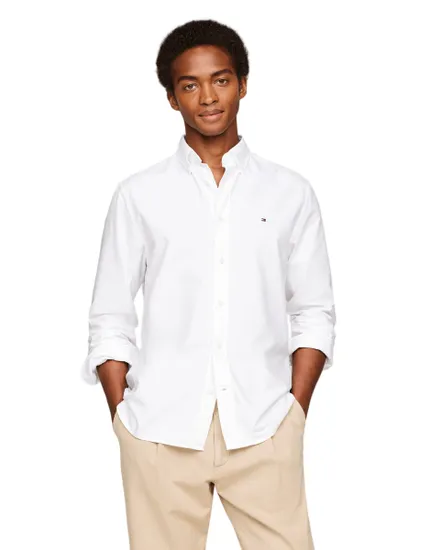 Chemise Homme SOLID HERITAGE OXFORD RF SHIRT Blanc