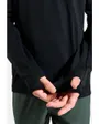 Veste zip Homme MID LAYER 1/2 ZIP ESSENTIAL THERMAL Noir