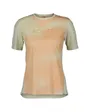 Maillot manches courtes Femme TRAIL FLOW Beige/Orange