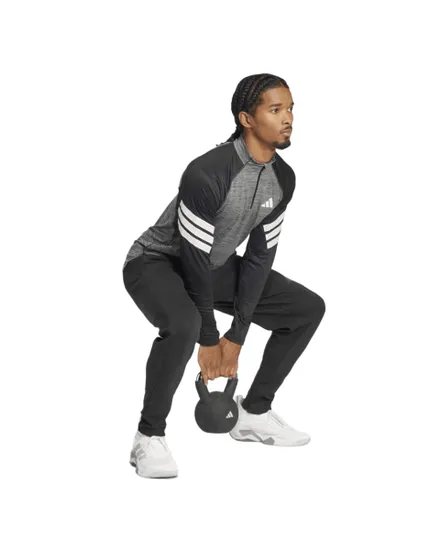 T-shirt Fitness Homme GYM+ 3S 1/4 ZIP