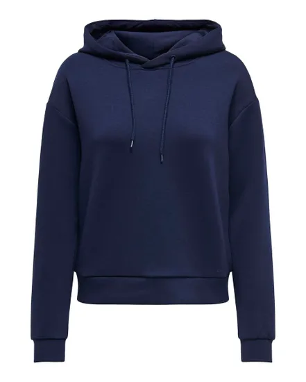 Sweat à capuche manches longues Femme ONPLOUNGE LIFE HOOD LS SWT NOOS Bleu