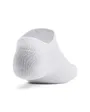 Socquettes Unisexe UA ESSENTIAL NO SHOW 6PK Blanc