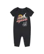 Bodie Bébé garçon AIR JORDAN FLIGHT ROMPER Noir