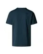 T-shirt Homme M SS FINE TEE Bleu