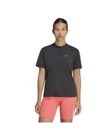 T-shirt Femme W MT LOG TECH T Noir