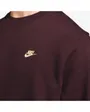 Sweat Homme M NK CLUB BB CREW Bordeaux