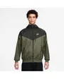 Veste à capuche Homme M NK WVN LND WR HD JKT Vert