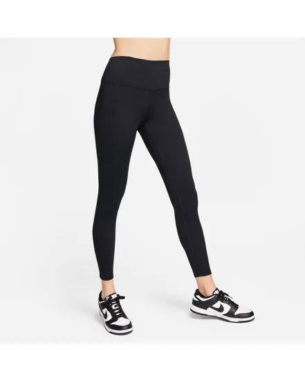 Legging Femme W NK DF ONE HR 7/8 PKT TGHT Noir
