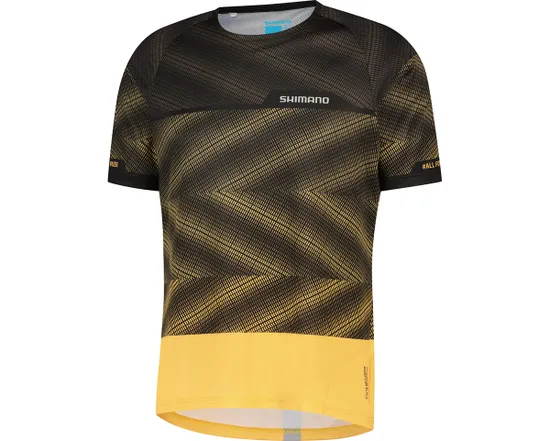 Maillot manches courtes Homme MYOKO Jaune Moutarde