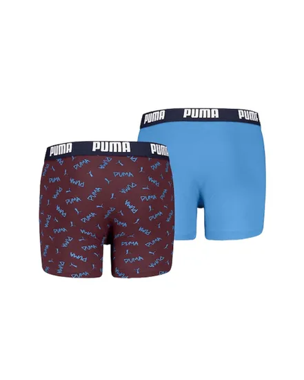 Lot De 2 Boxers Garçon PUMA Script Print
