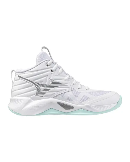 Chaussures de volleyball Femme WAVE MOMENTUM PRO MID Blanc