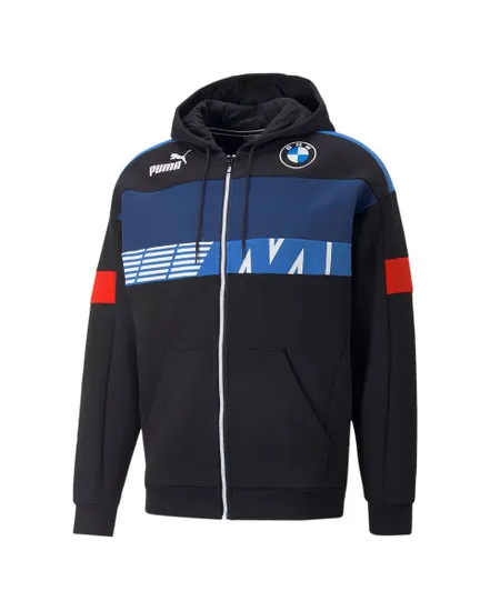 Sweatshirt à capuche manches longues Homme FD BMW MMS SDS SWT JKT Noir