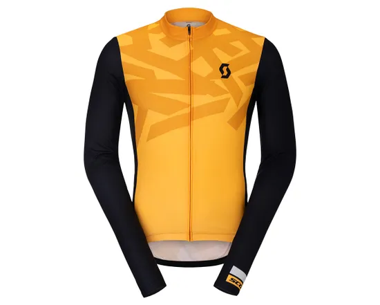 Maillot manches longues Homme RC ENDURANCE Orange Brillant/Noir - Ref 424664-8237
