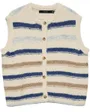 Gilet Femme Vmkira Sl O Neck Stripe