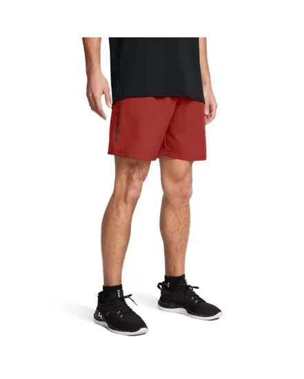 Short Homme UA TECH WOVEN WORDMARK SHORT Orange