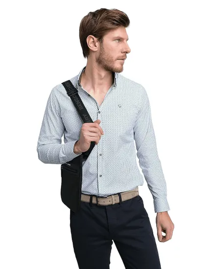 Chemise Homme Classic Chemise Ml Marine