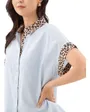 Chemise Femme Javier Contrast Check