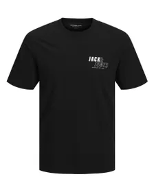 T-shirt Homme JCOCLEO TEE SS CREW NECK S2SS26 Noir