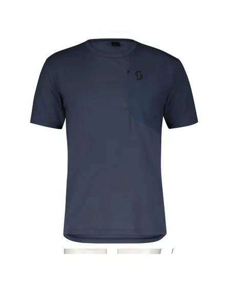 T-shirt manches courtes Homme DRI POCKET Bleu Métal