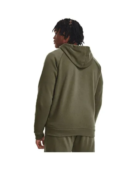 Sweat zip à capuche Homme UA RIVAL FLEECE FZ HOODIE Vert