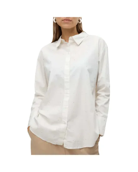 Chemisier Femme Vmcharlotte Stud Ls Shirt Wvn Ga