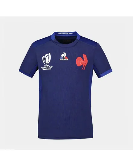 Maillot de rugby Enfant FFR XV MAILLOT REPLICA 23/24 CDM Bleu