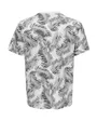 ONSPERRY LIFE REG LEAF AOP SS TEE NOOS