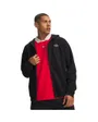 Sweat zip à capuche Homme UA RIVAL FLC FZ Noir
