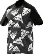 T-shirt manches courtes Homme M BL Q3 AOP T Noir