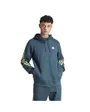 Sweat zip manches longues Homme M FI 3S FZ Bleu