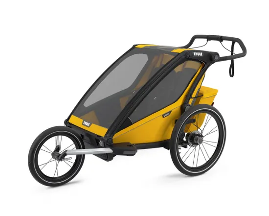 Remorque pour enfant 2 places CHARIOT SPORT Jaune