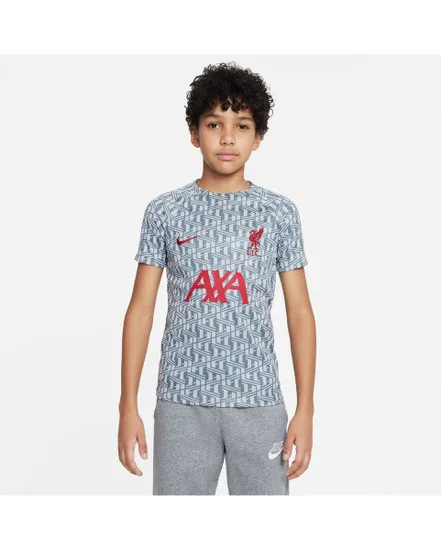 Maillot de football Enfant LFC Y NK DF TOP SS PM Gris