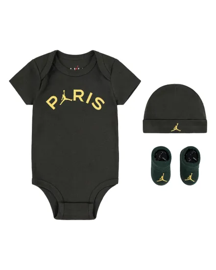 Ensemble 3 pces Bébé garçon JHB PSG 3PC BOX SET Noir