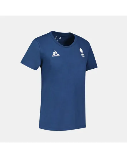 TEE-SHIRT VILLAGE FEMME EQUIPE DE FRANCE OLYMPIQUE Bleu