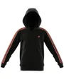 Sweat a capuche manches longues Enfant U TR-ES 3S FZHD Noir