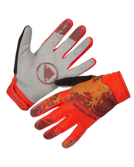 Gants coupe-vent Homme SINGLETRACK Orange Paprika