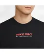 T-shirt manches courtes Homme M NK DF TEE DB NK PRO Noir