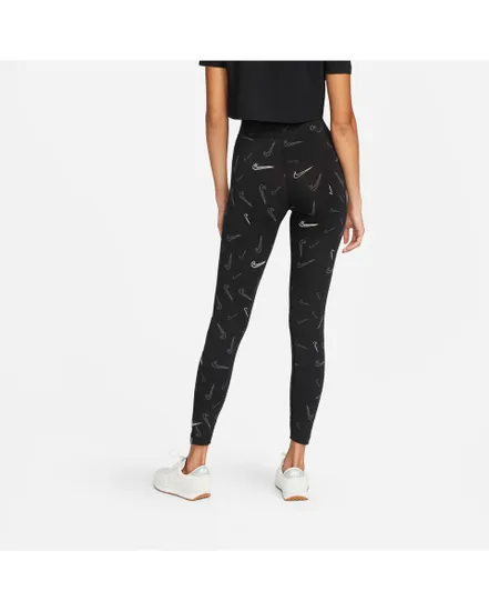 Pantalon Femme W NSW HW TIGHT AOP PRNT Noir