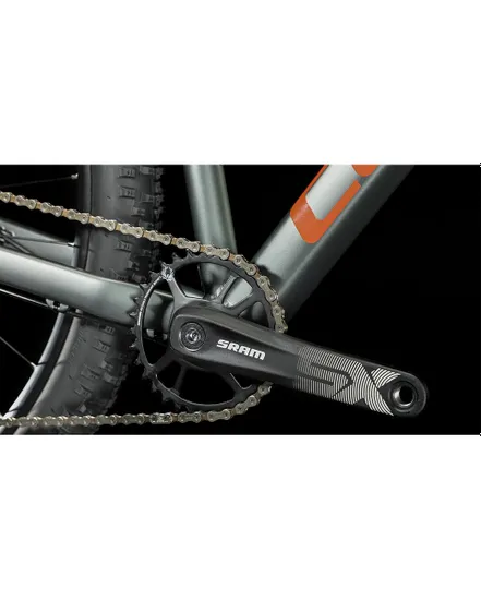 VTT semi rigide Unisexe ANALOG Gris/Rouge