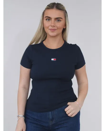 T-Shirt Femme TJW Slim Badge Rib Tee