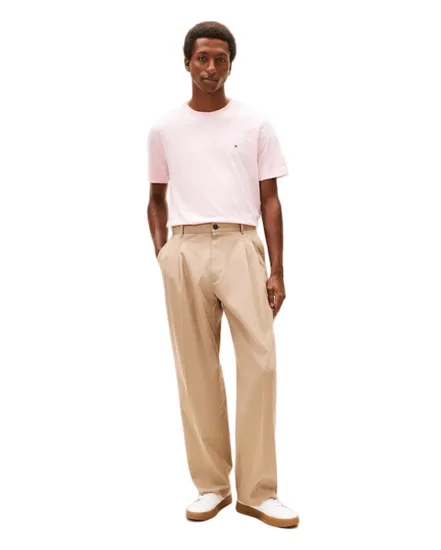 T-shirt col rond Homme ESSENTIAL REG FIT HEATHER TEE Rose Pale