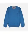 PULL ESSENTIEL COL V Homme Bleu