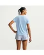 T-shirt Femme W NK ONE CLASSIC DF SS TOP Bleu