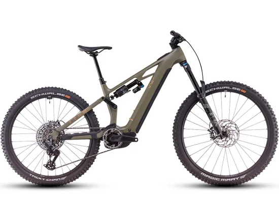 VTT électrique tout suspendu Unisexe STEREO HYBRID ONE77 HPC TM 800 Vert Olive