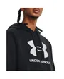 Sweat à capuche Homme UA RIVAL FLEECE LOGO HD Noir