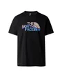 T-SHIRT HOMME M S/S MOUNTAIN LINE TEE Noir